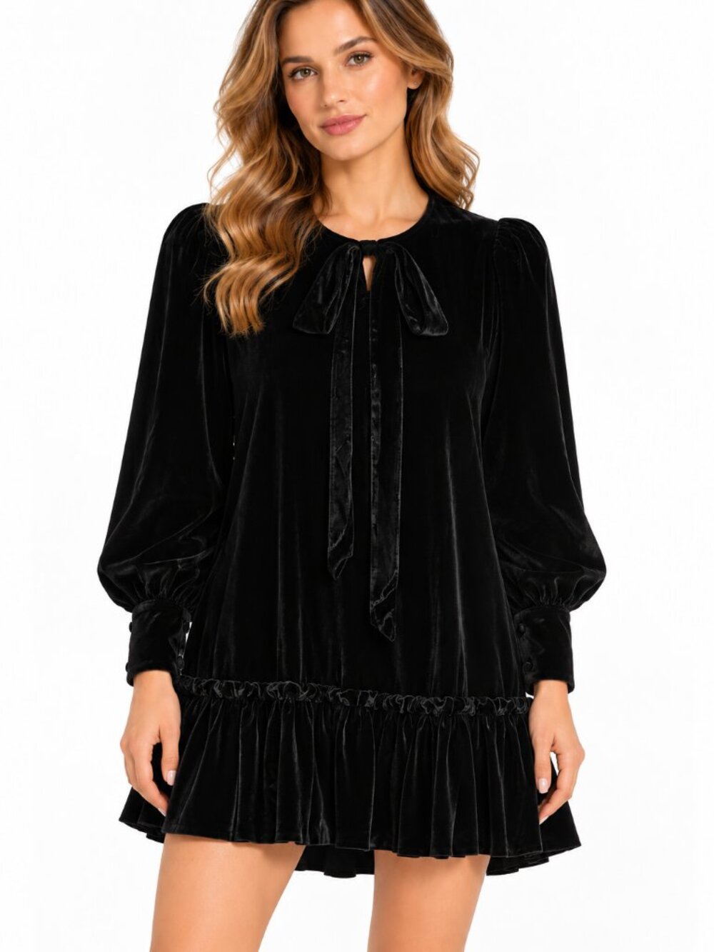 H&M x The Vampire’s Wife Black Velvet Mini Dress Size S New With Tags